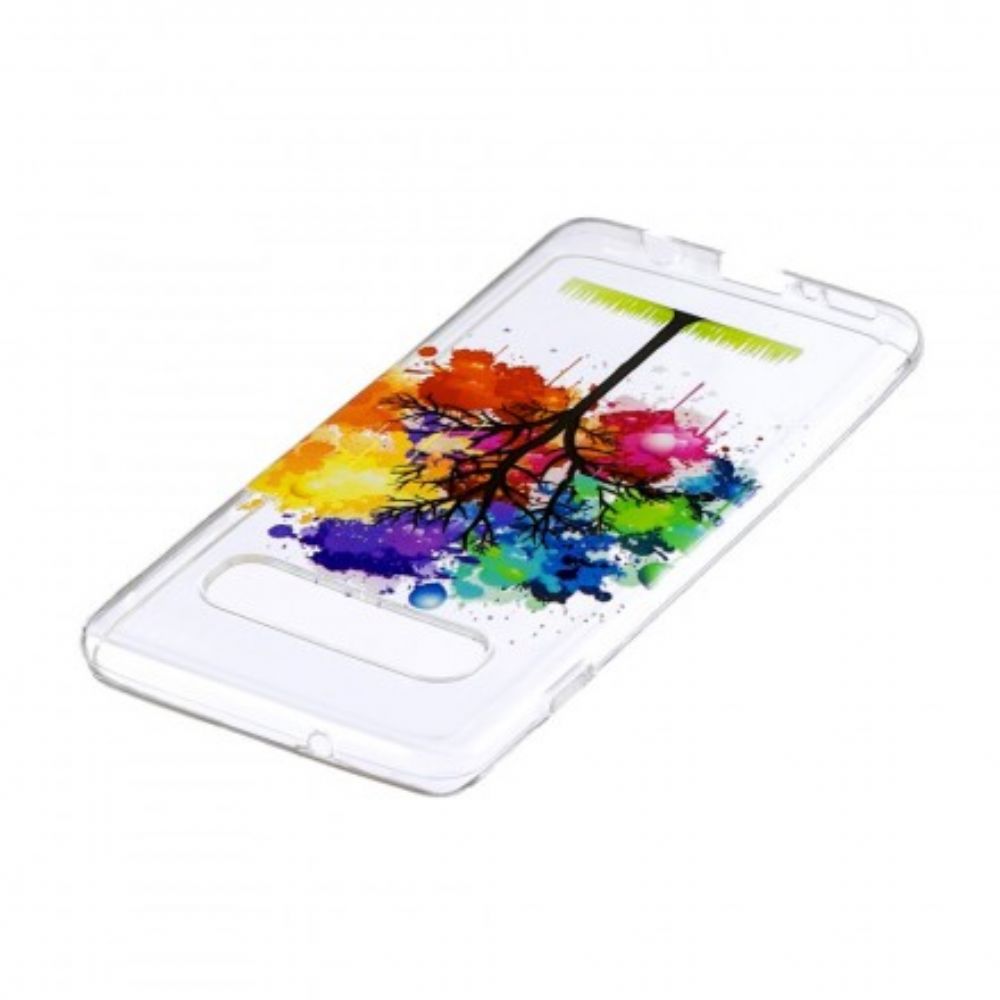 Handyhülle Für Samsung Galaxy S10 Aquarellbaum Nahtlos