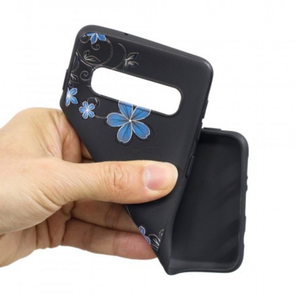 Handyhülle Für Samsung Galaxy S10 Blaue Blumen