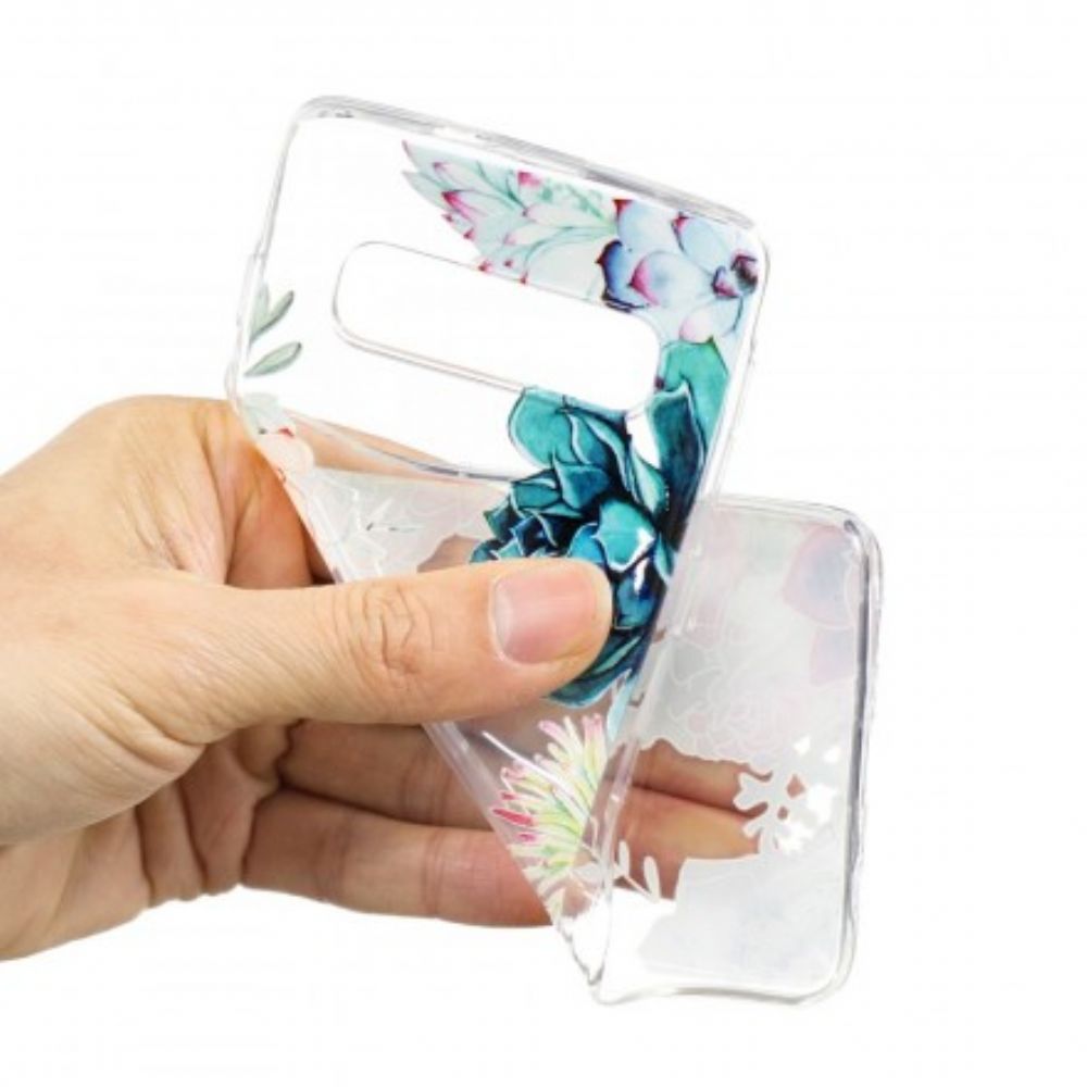 Handyhülle Für Samsung Galaxy S10 Nahtlose Aquarellblumen