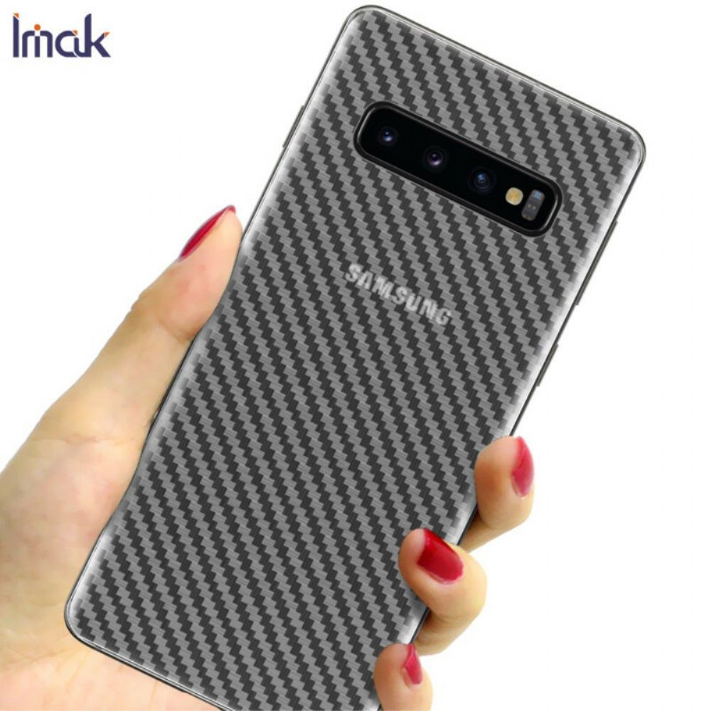 Hintere Schutzfolie Für Samsung Galaxy S10 Carbon Style Imak