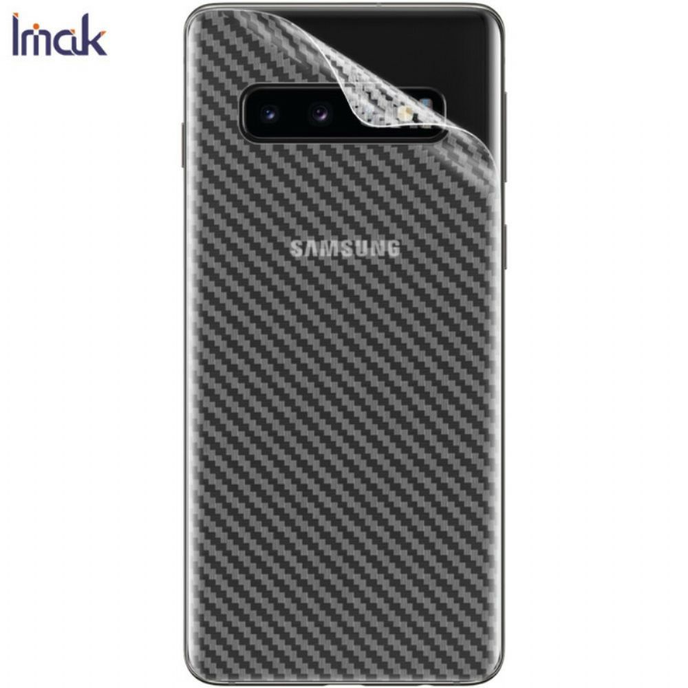 Hintere Schutzfolie Für Samsung Galaxy S10 Carbon Style Imak