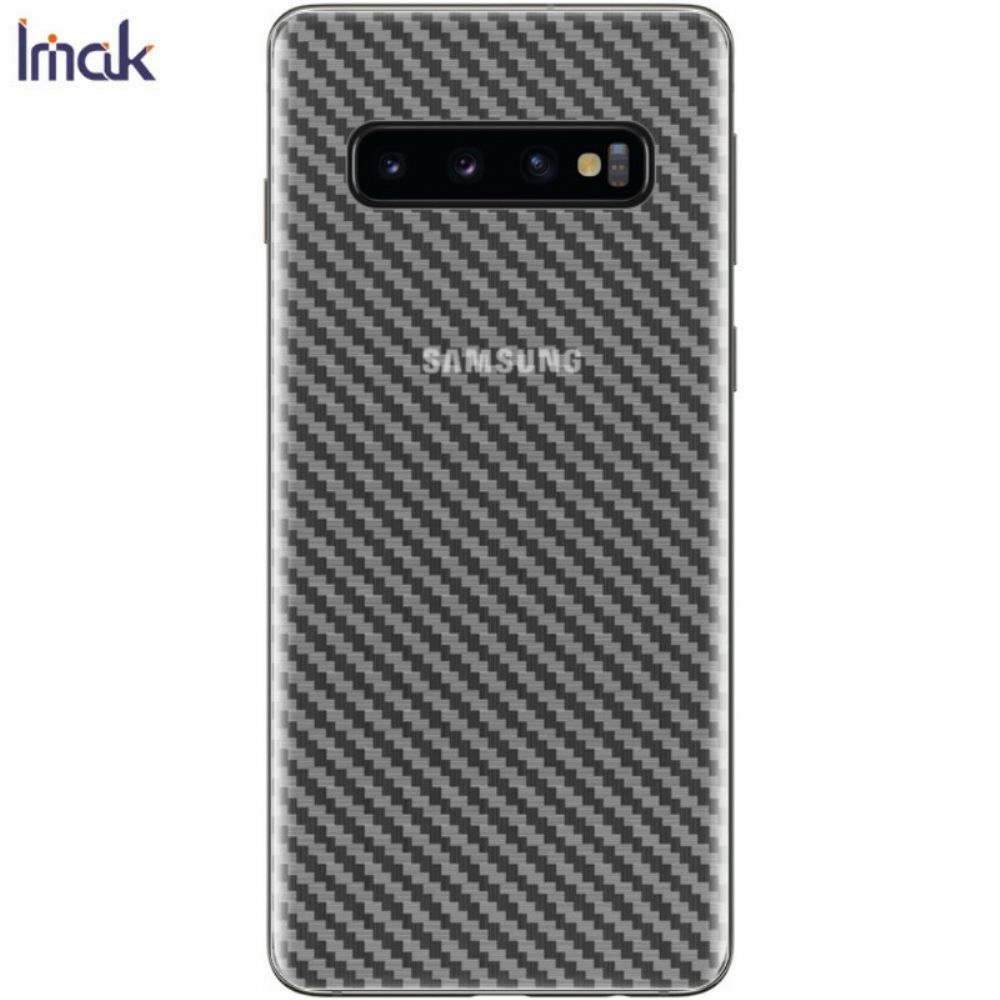 Hintere Schutzfolie Für Samsung Galaxy S10 Carbon Style Imak