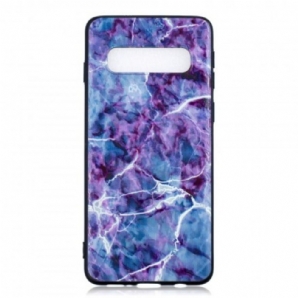 Hülle Für Samsung Galaxy S10 Lila Marmor