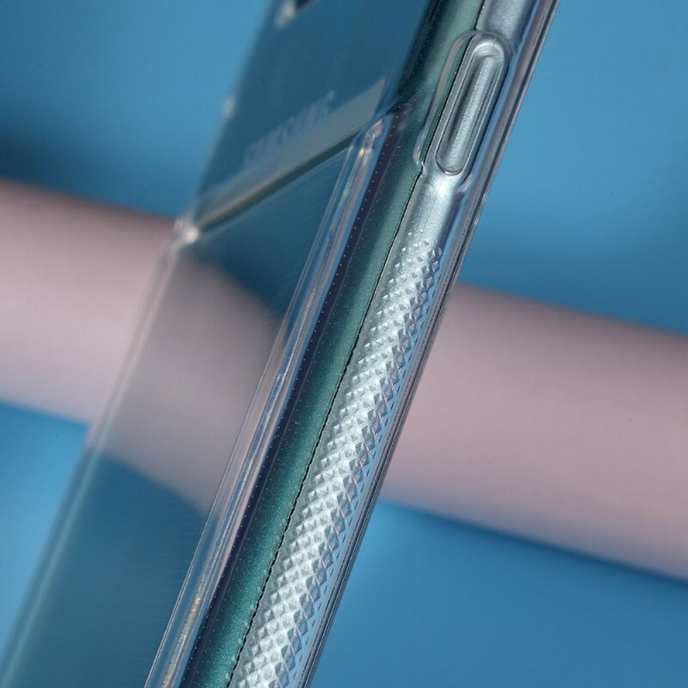 Hülle Für Samsung Galaxy S10 Transparenter Kartenhalter