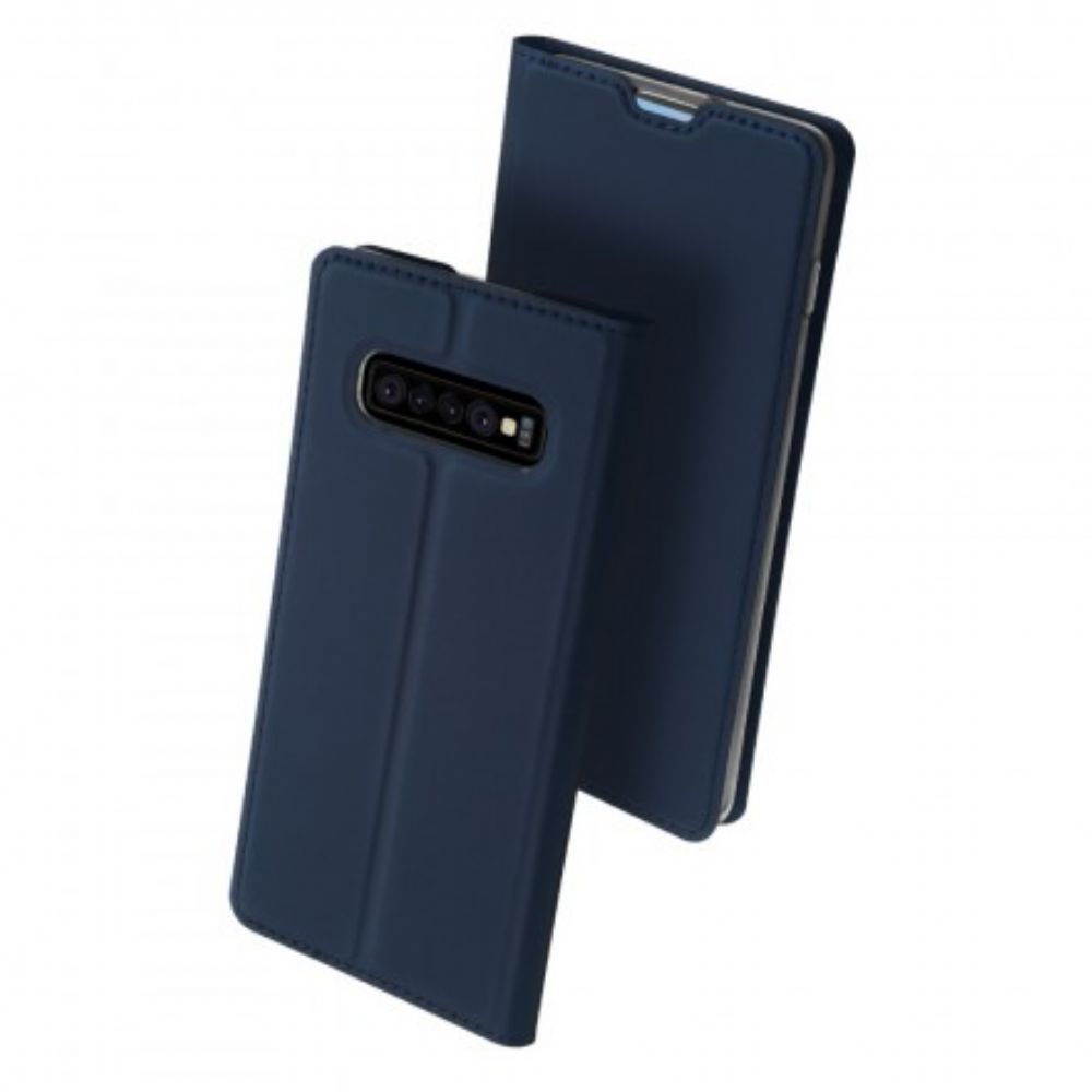 Schutzhülle Für Samsung Galaxy S10 Flip Case Erstklassige Serie