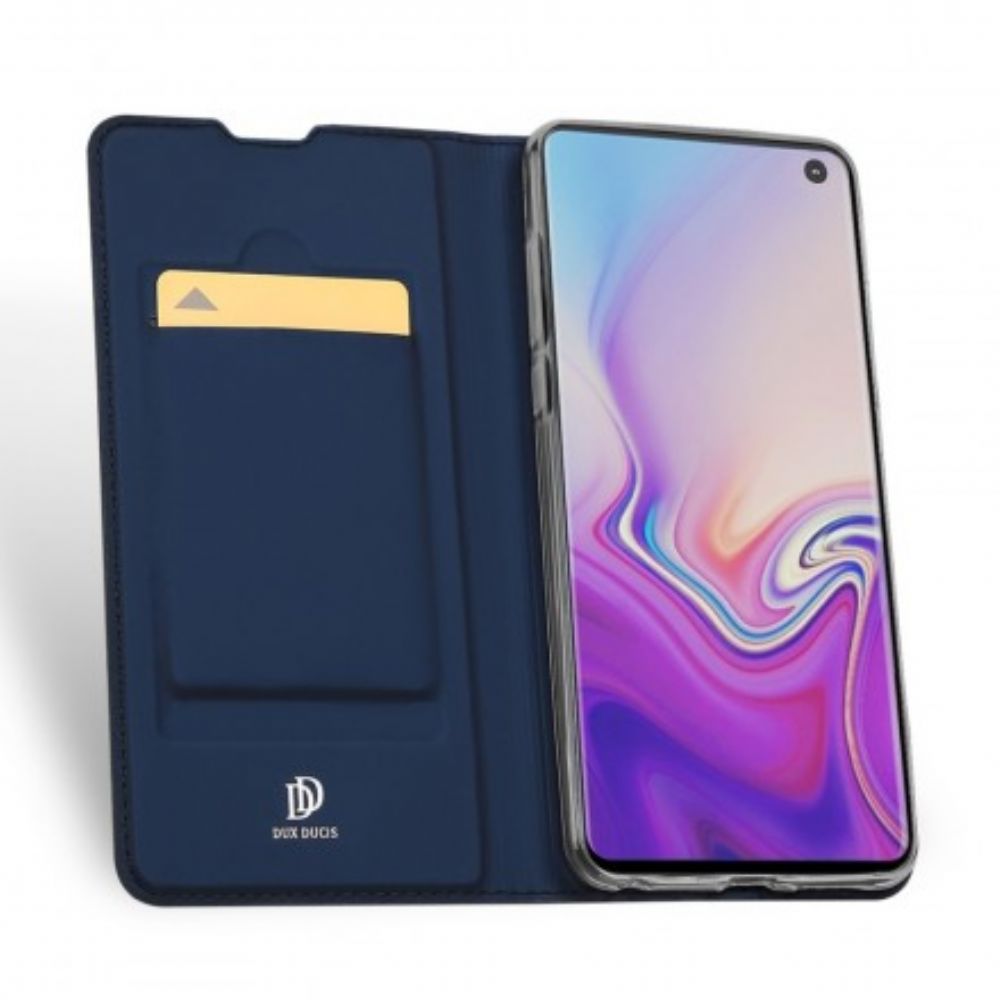 Schutzhülle Für Samsung Galaxy S10 Flip Case Erstklassige Serie