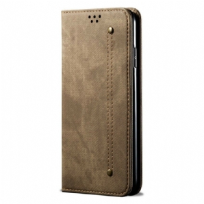 Schutzhülle Für Samsung Galaxy S10 Flip Case Jeansstoff