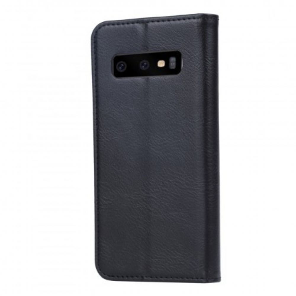 Schutzhülle Für Samsung Galaxy S10 Flip Case Kartenetui Aus Kunstleder