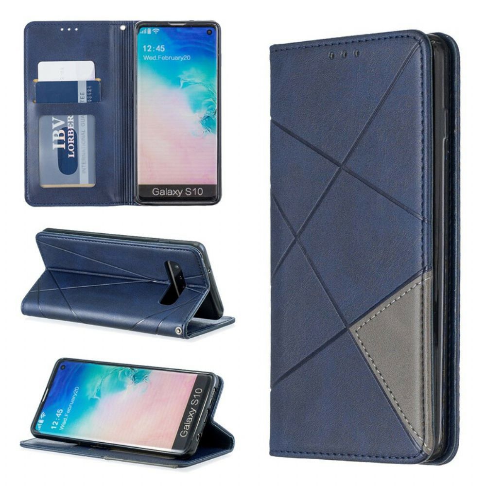 Schutzhülle Für Samsung Galaxy S10 Flip Case Künstlerstil