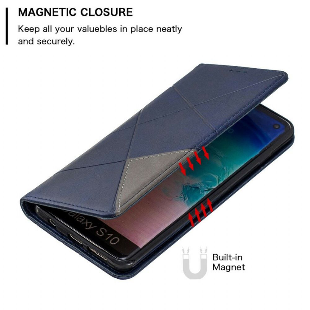 Schutzhülle Für Samsung Galaxy S10 Flip Case Künstlerstil