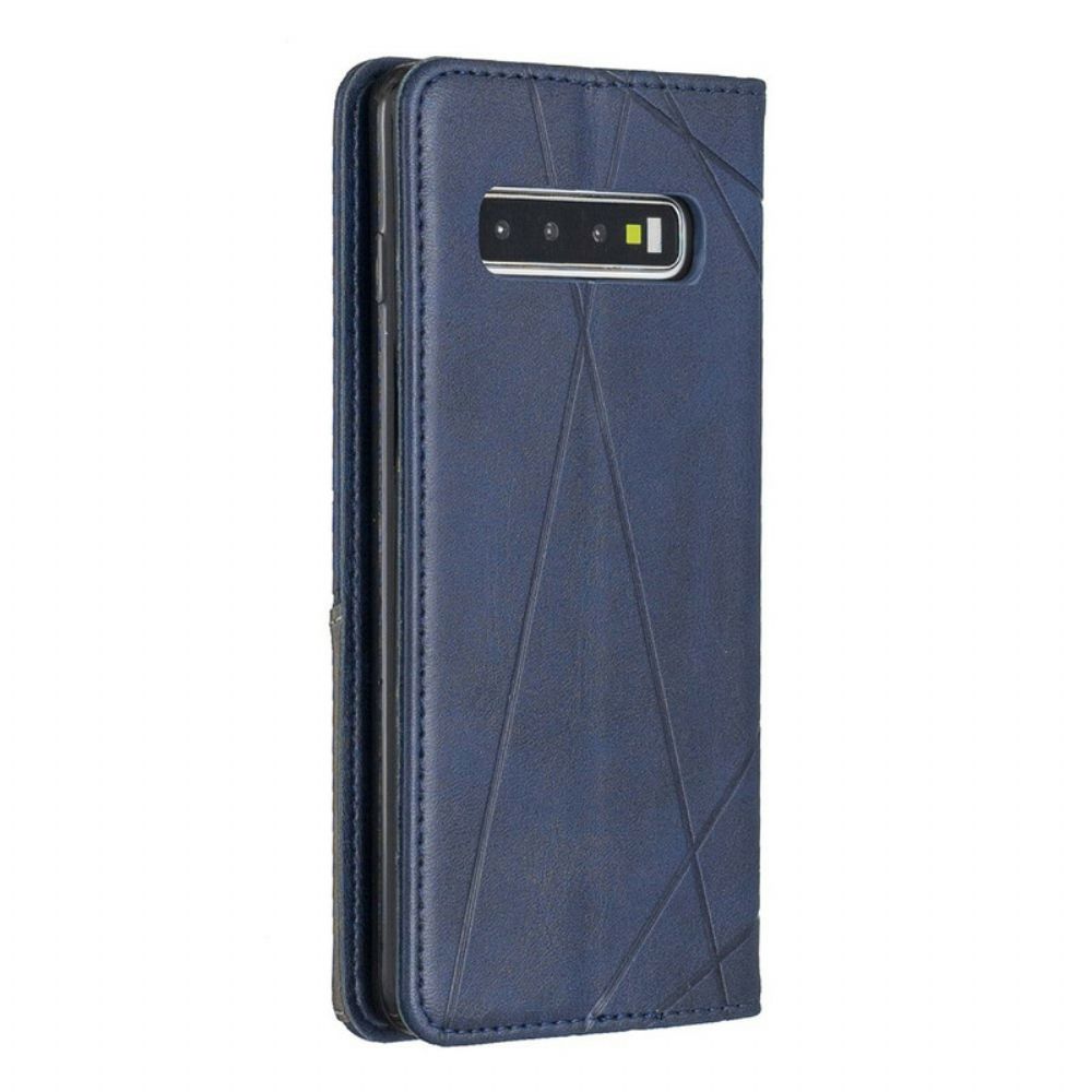 Schutzhülle Für Samsung Galaxy S10 Flip Case Künstlerstil