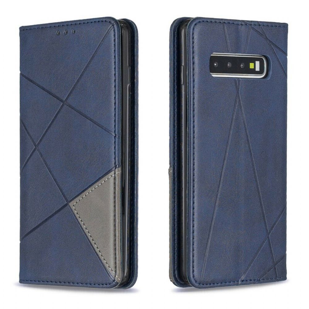 Schutzhülle Für Samsung Galaxy S10 Flip Case Künstlerstil