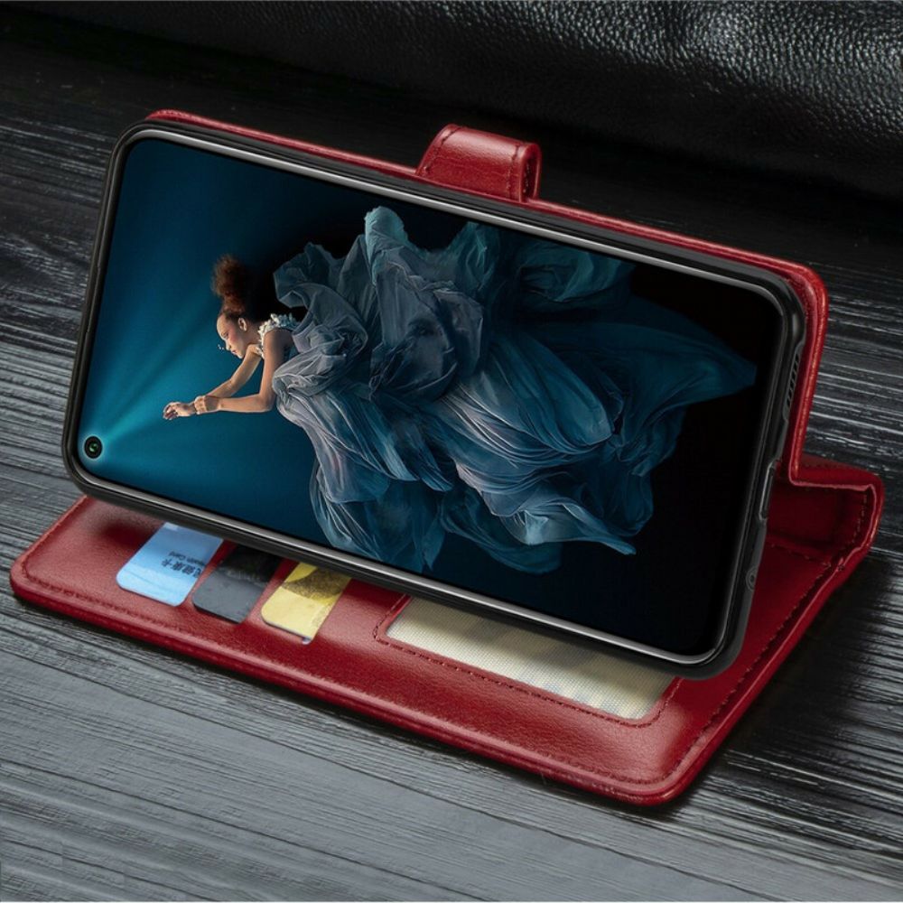 Flip Case Für Honor 20 Pro Kunstleder Und Vintage-verschluss