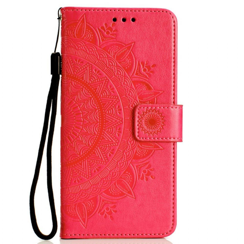 Flip Case Für Honor 20 Pro Sonnen-mandala