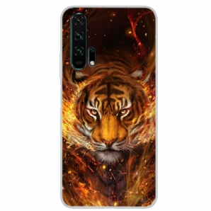 Handyhülle Für Honor 20 Pro Feuertiger