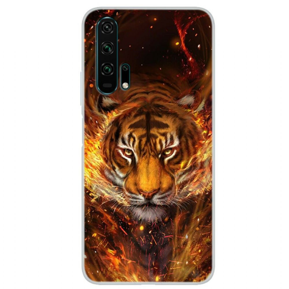 Handyhülle Für Honor 20 Pro Feuertiger