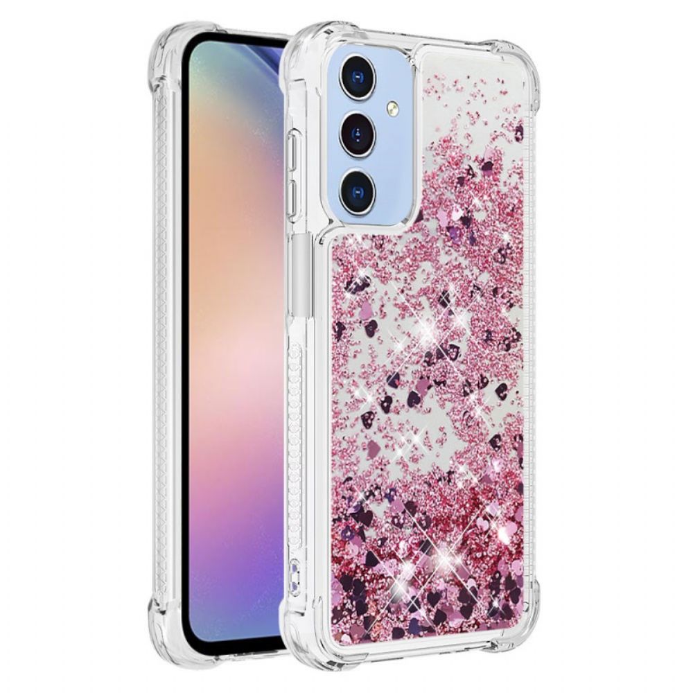 Hülle Samsung Galaxy A15 5g Handyhülle Glitzerdesign