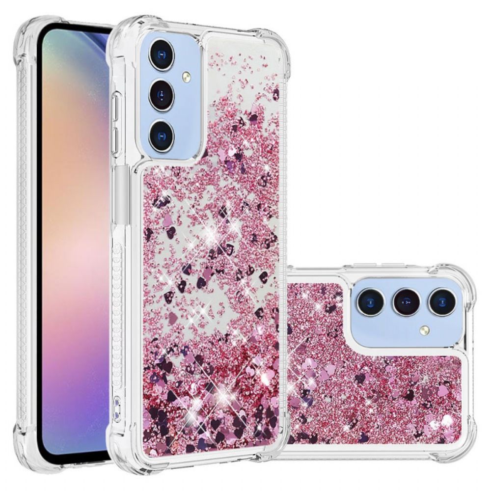 Hülle Samsung Galaxy A15 5g Handyhülle Glitzerdesign