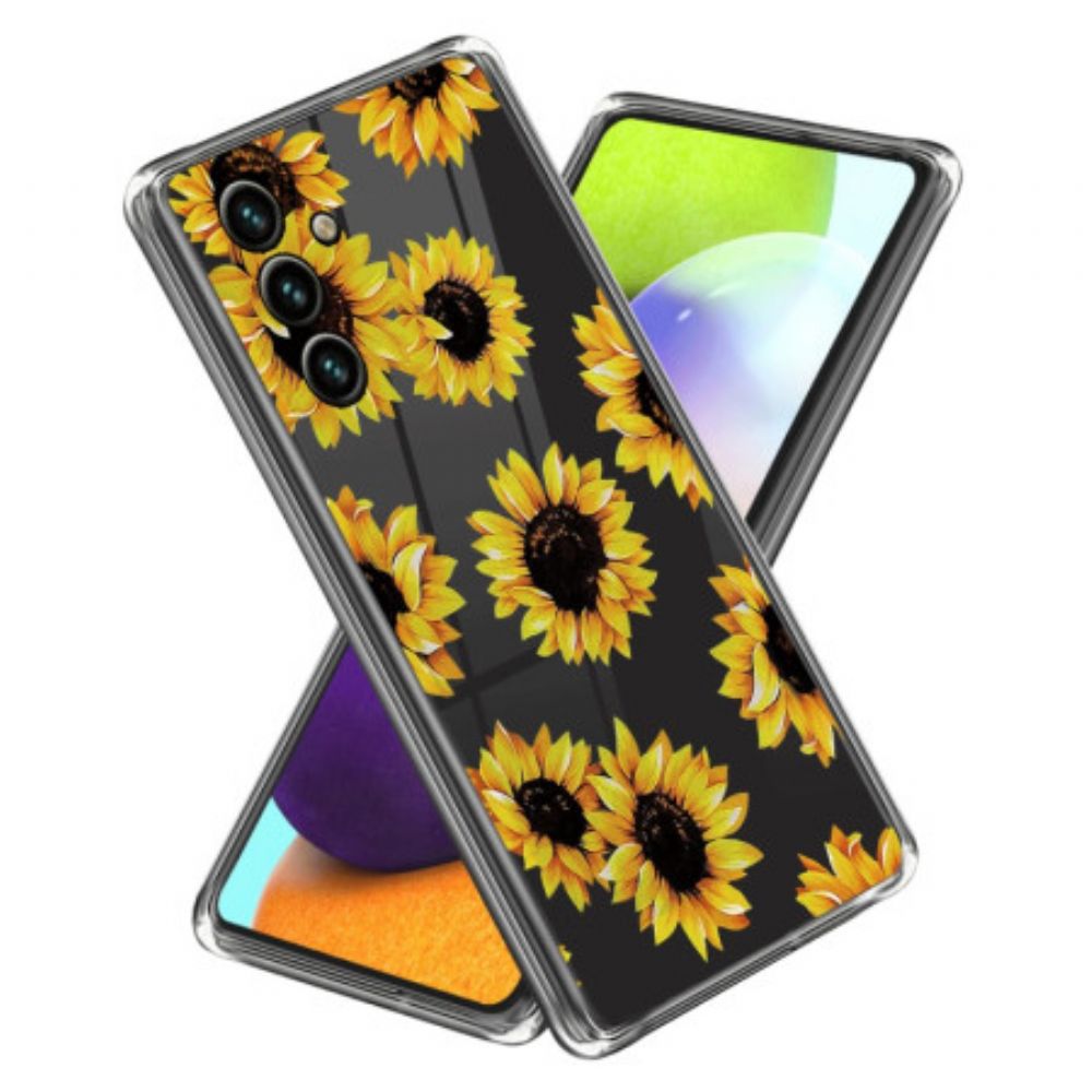 Hülle Samsung Galaxy A15 5g Hübsche Sonnenblumen