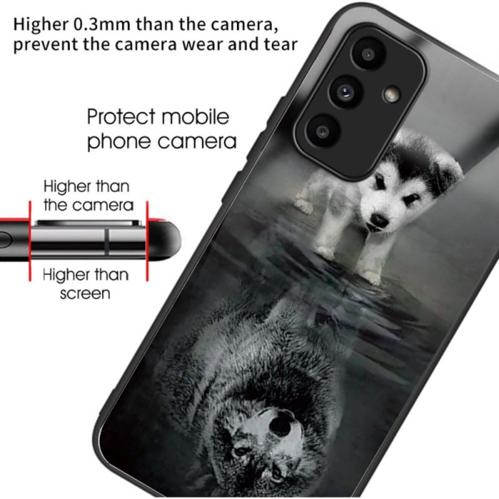 Hülle Samsung Galaxy A15 5g Puppy Dream Gehärtetes Glas