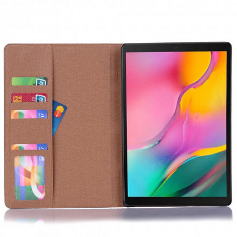 Case Für Samsung Galaxy Tab A7 Vintage Nieten Aus Kunstleder