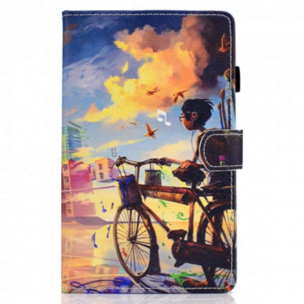 Flip Case Für Samsung Galaxy Tab A7 Fahrrad Art.-nr