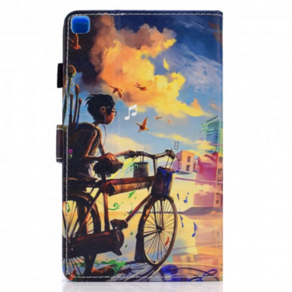 Flip Case Für Samsung Galaxy Tab A7 Fahrrad Art.-nr