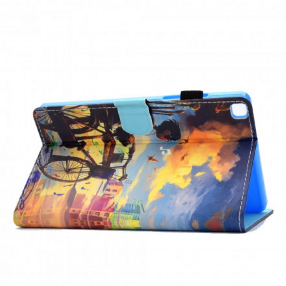 Flip Case Für Samsung Galaxy Tab A7 Fahrrad Art.-nr