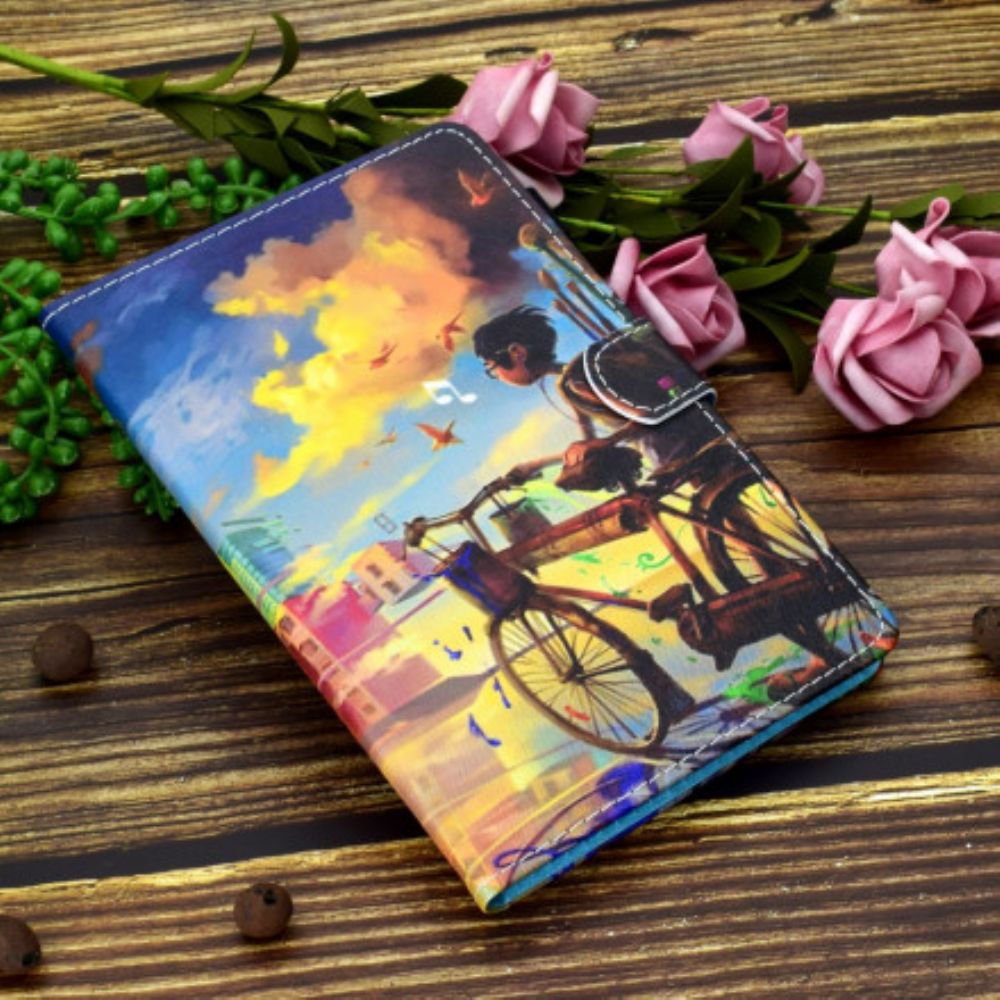 Flip Case Für Samsung Galaxy Tab A7 Fahrrad Art.-nr