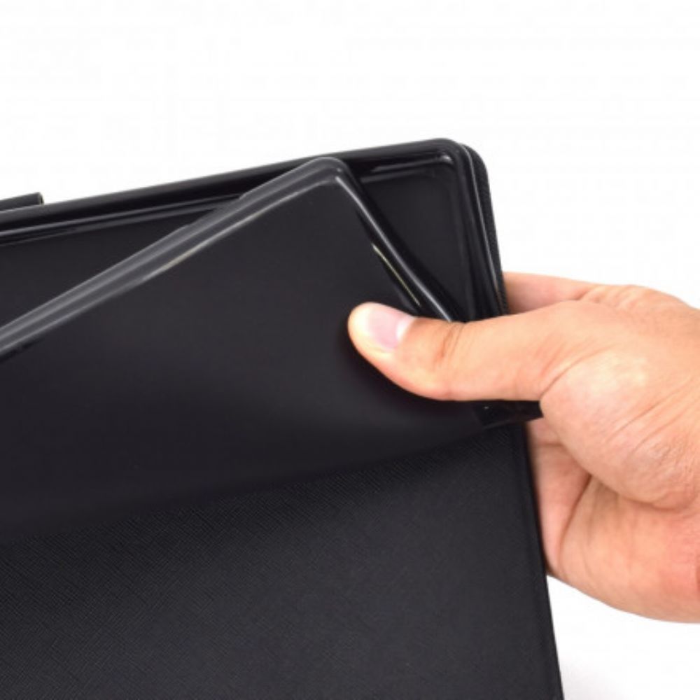 Flip Case Für Samsung Galaxy Tab A7 Künstlerische Eule