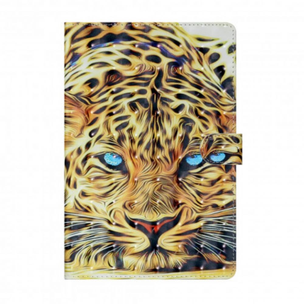 Flip Case Für Samsung Galaxy Tab A7 Leopard