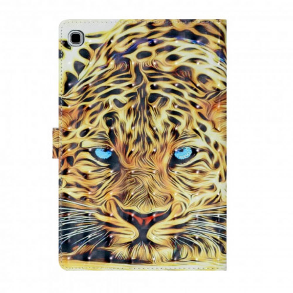 Flip Case Für Samsung Galaxy Tab A7 Leopard