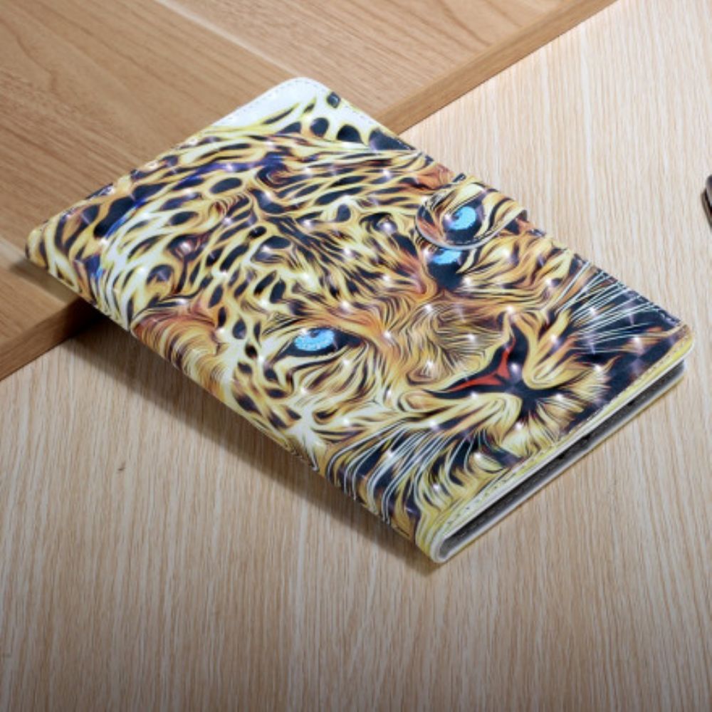 Flip Case Für Samsung Galaxy Tab A7 Leopard