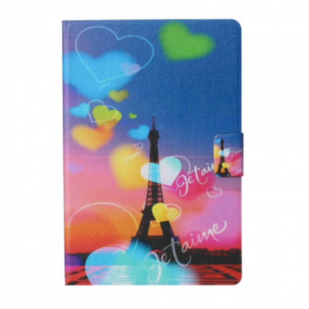 Flip Case Für Samsung Galaxy Tab A7 Paris Ich Liebe Dich