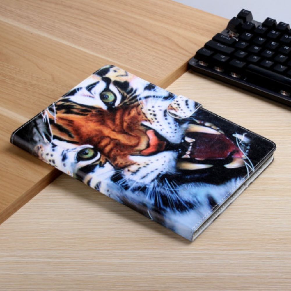 Flip Case Für Samsung Galaxy Tab A7 Schöner Tiger