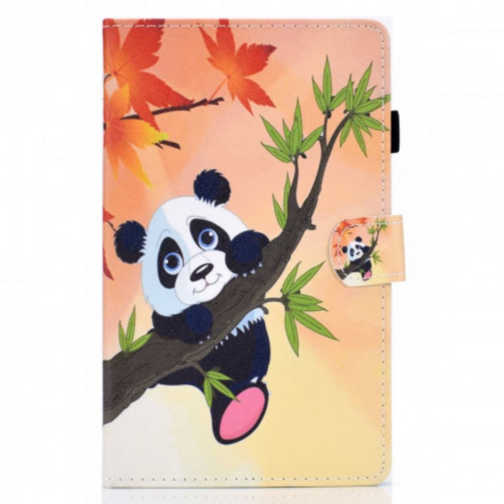 Flip Case Für Samsung Galaxy Tab A7 Süßer Panda