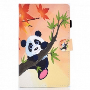 Flip Case Für Samsung Galaxy Tab A7 Süßer Panda