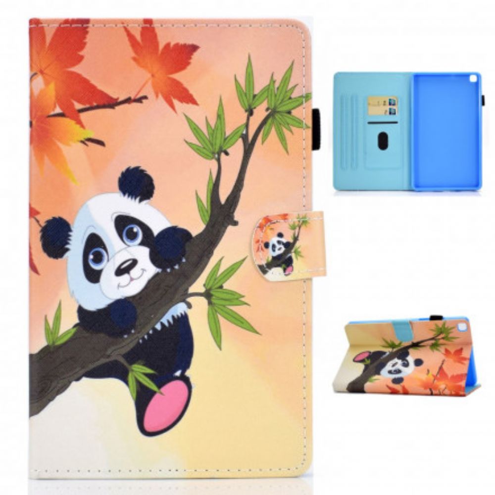 Flip Case Für Samsung Galaxy Tab A7 Süßer Panda