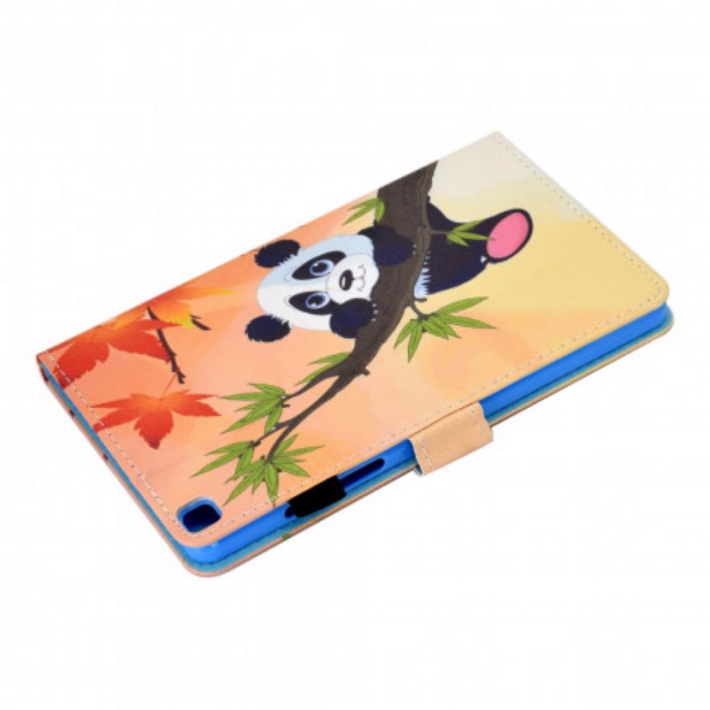 Flip Case Für Samsung Galaxy Tab A7 Süßer Panda