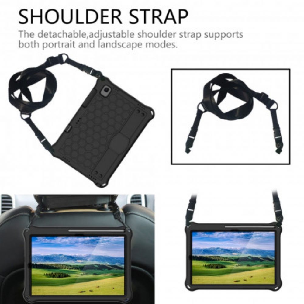 Handyhülle Für Samsung Galaxy Tab A7 Eva-strap-support Und Schultergurt