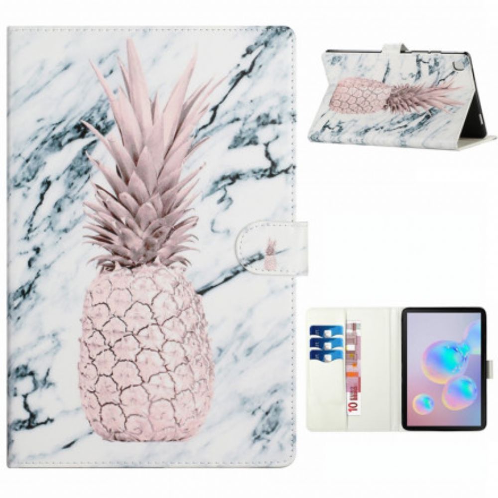 Lederhüllen Für Samsung Galaxy Tab A7 Ananas