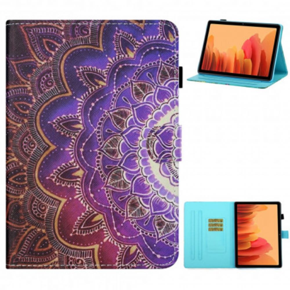 Lederhüllen Für Samsung Galaxy Tab A7 Mandala-kunst