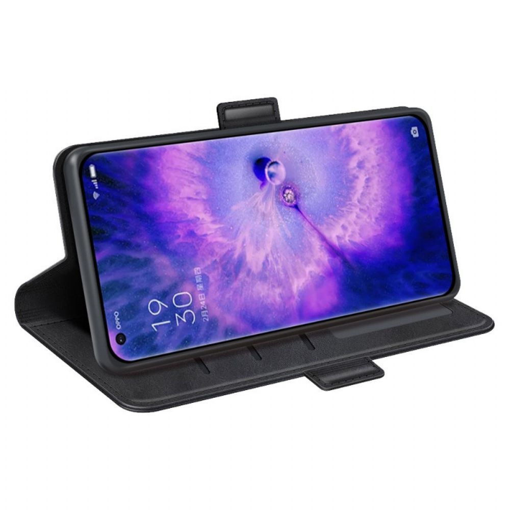 Flip Case Für Oppo Find X5 Flip Case Doppelklappe