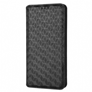 Schutzhülle Für Oppo Find X5 Flip Case Diamant-leder-effekt