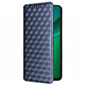 Flip Case Realme 12 Plus 5g Handyhülle 3d-würfel