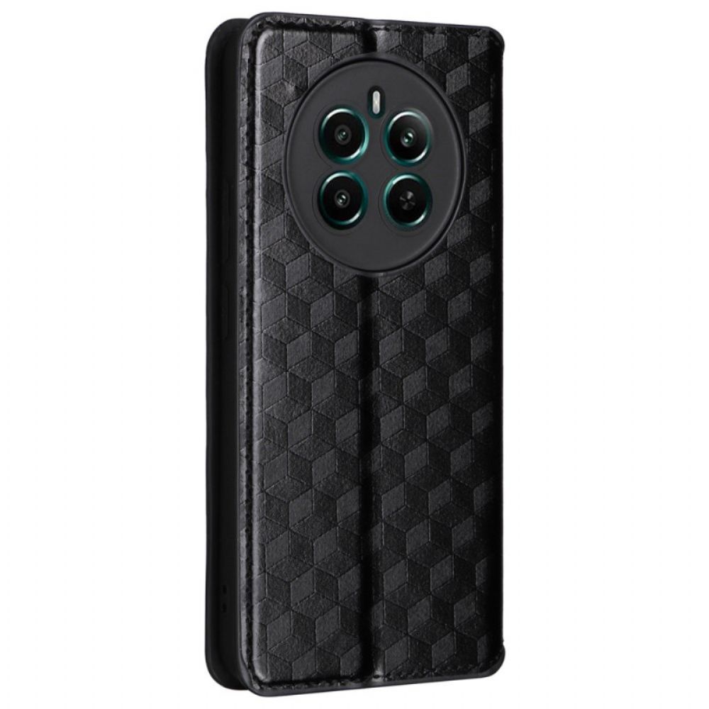 Flip Case Realme 12 Plus 5g Handyhülle 3d-würfel