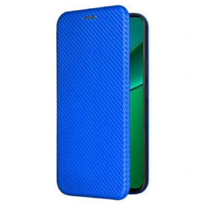 Flip Case Realme 12 Plus 5g Kohlefaser