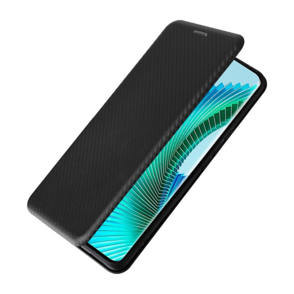 Flip Case Für Honor X9b / Magic 6 Lite Kohlefaser