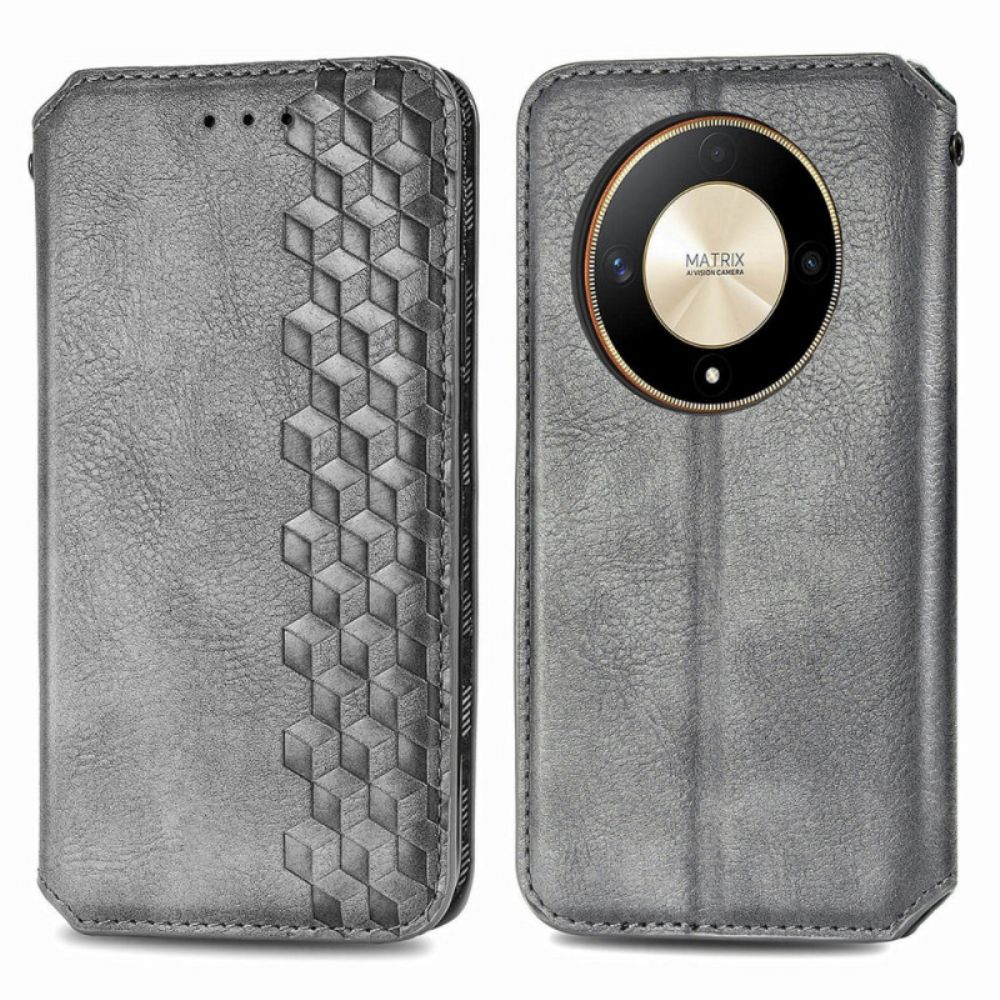 Flip Case Honor X9b / Magic 6 Lite Retro-wildleder-stil