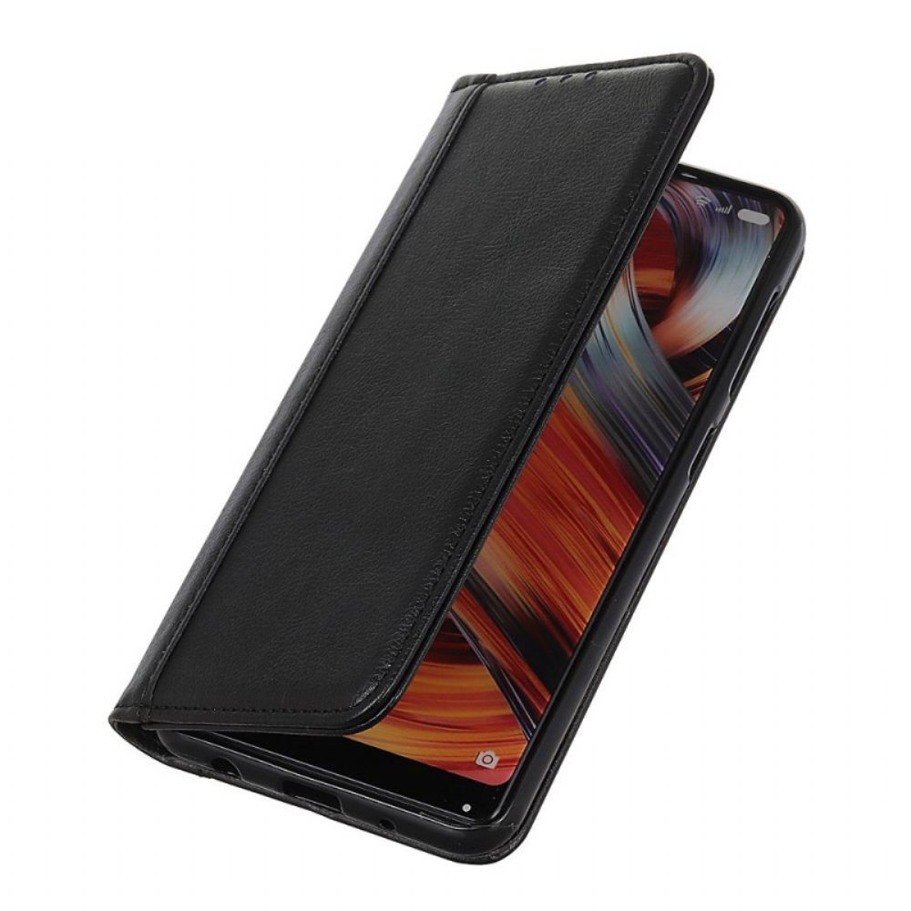 Flip Case Honor X9b / Magic 6 Lite Spaltleder Mit Litschi-struktur